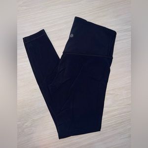 Athleta Ultra High Rise Elation Tight (Small, Navy)